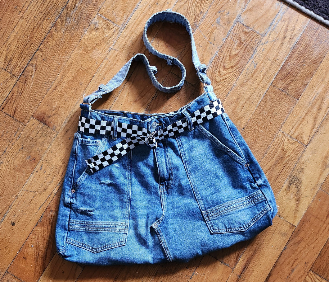 Denim Pants Tote Bag