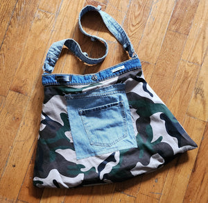 Denim Pants Tote Bag