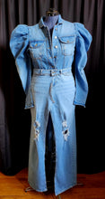 Load image into Gallery viewer, Ayannah Upcycled Denim Jacket
