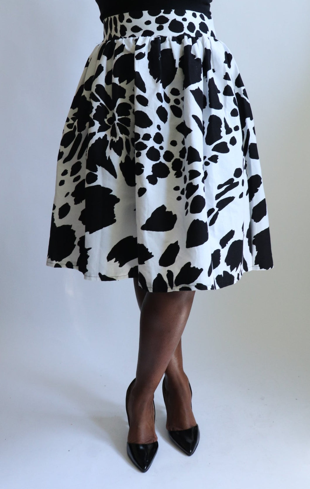 Classic Black & White Skirt