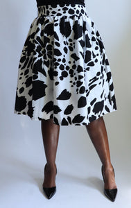 Classic Black & White Skirt